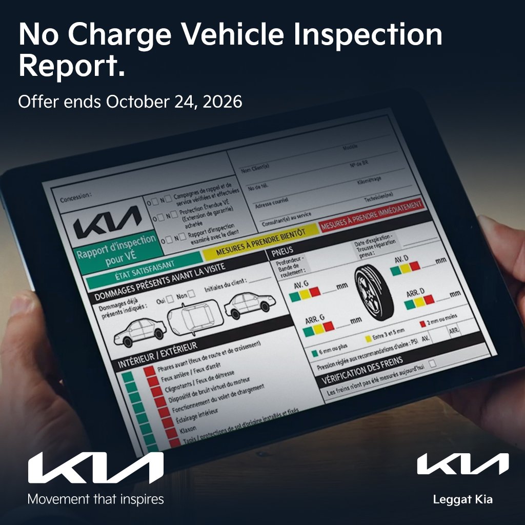No Charge Vehicle Inspection Report