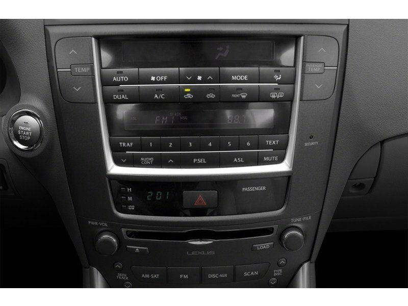 2012 Lexus IS 250 4dr Sdn Auto AWD Interior Shot 2