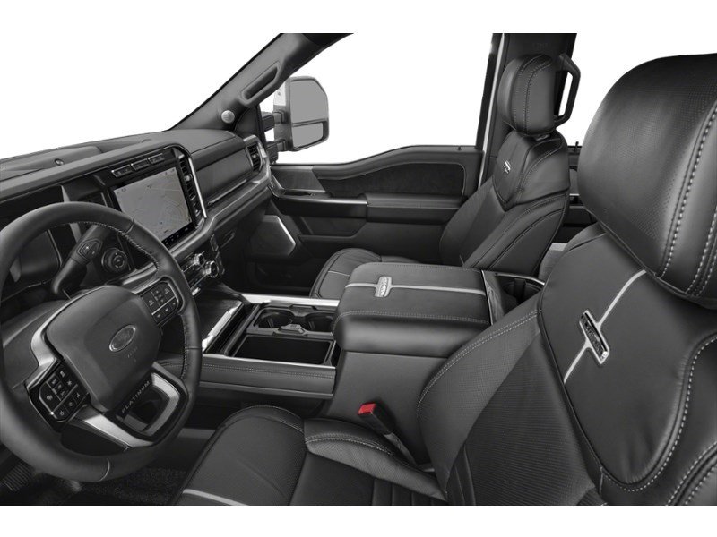 2024 Ford Super Duty F-350 DRW Platinum 4WD Crew Cab 8' Box Interior Shot 4