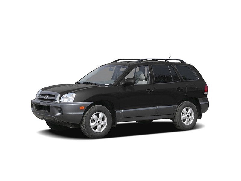 2006 Hyundai Santa Fe 4dr GL FWD 2.7L Auto Ebony Black  Shot 1