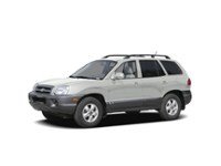 2006 Hyundai Santa Fe 4dr GL FWD 2.7L Auto Noble White  Shot 4
