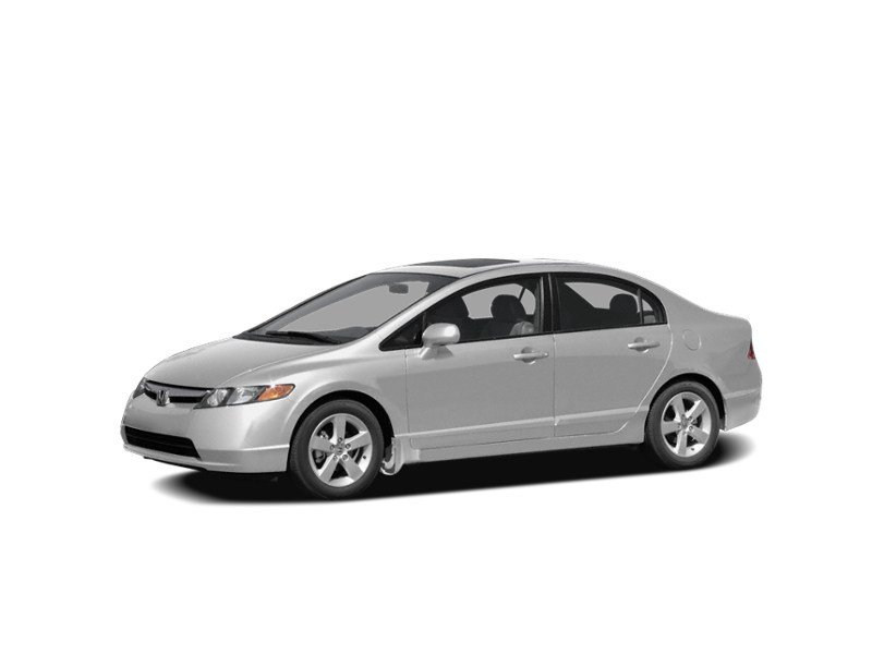 2008 Honda Civic Sdn 4dr Auto LX Alabaster Silver Metallic  Shot 3