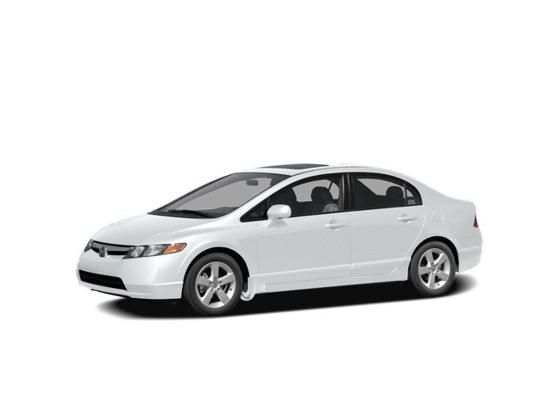 2008 Honda Civic Sdn 4dr Auto LX Taffeta White  Shot 9