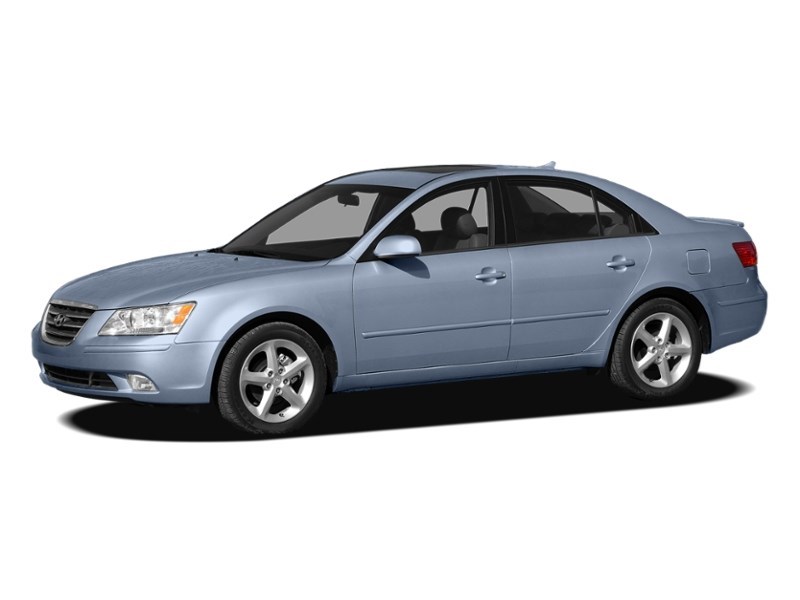 2009 Hyundai Sonata 4dr Sdn I4 Auto GL Blue Grey Mica  Shot 4
