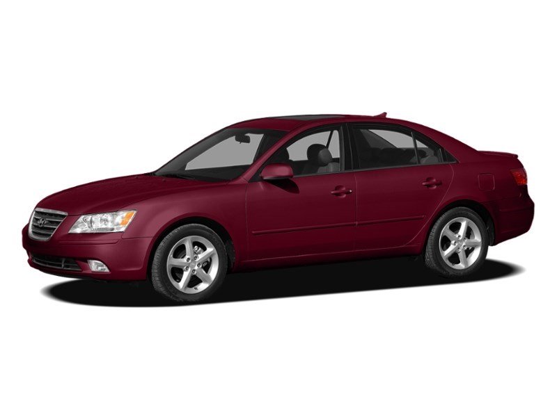 2009 Hyundai Sonata 4dr Sdn I4 Auto GL Dark Cherry Red Mica  Shot 6