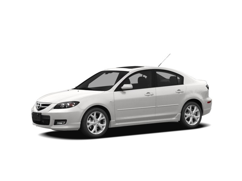 2009 Mazda Mazda3 4dr Sdn Man GX Arctic White  Shot 3
