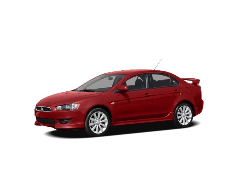 2009 Mitsubishi Lancer 4dr Sdn CVT SE Rally Red Metallic  Shot 1