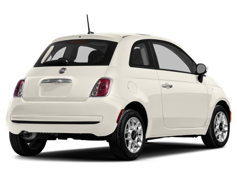 2015 FIAT 500 2dr HB Pop Bianco Perla (Pearl White Tri-Coat)  Shot 44