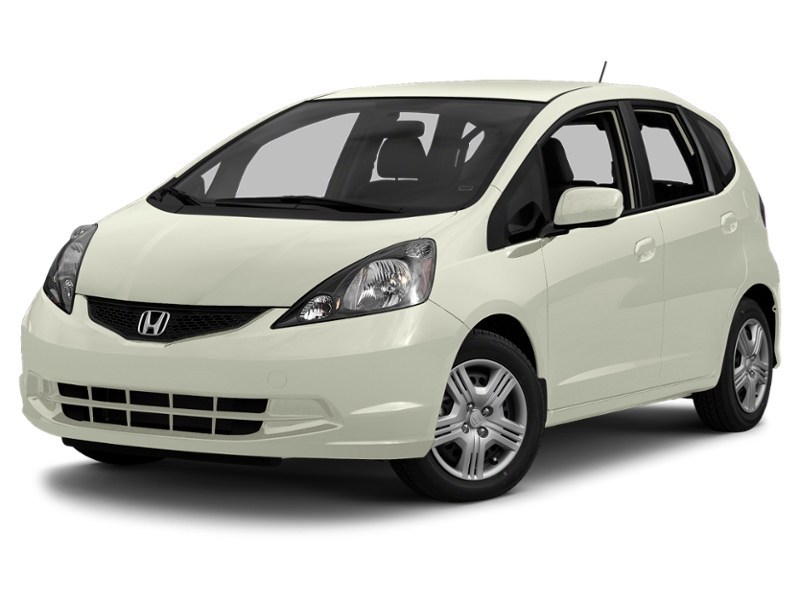2013 Honda Fit 5dr HB Auto LX Taffeta White  Shot 1