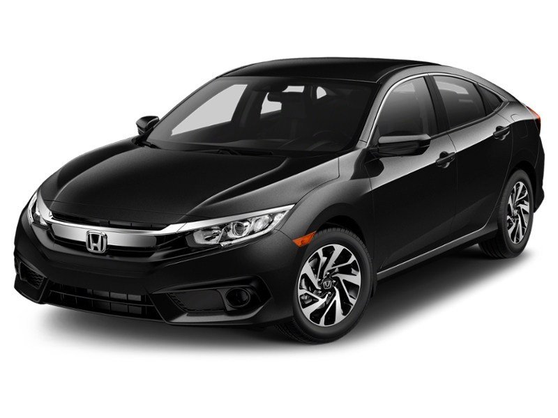 2018 Honda Civic Sedan SE CVT Crystal Black Pearl  Shot 1