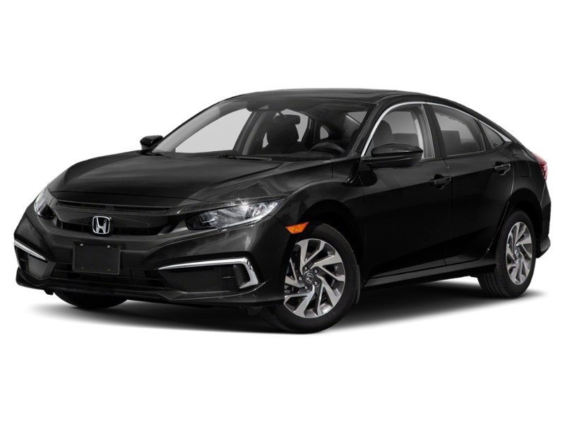 2021 Honda Civic Sedan EX CVT Crystal Black Pearl  Shot 4