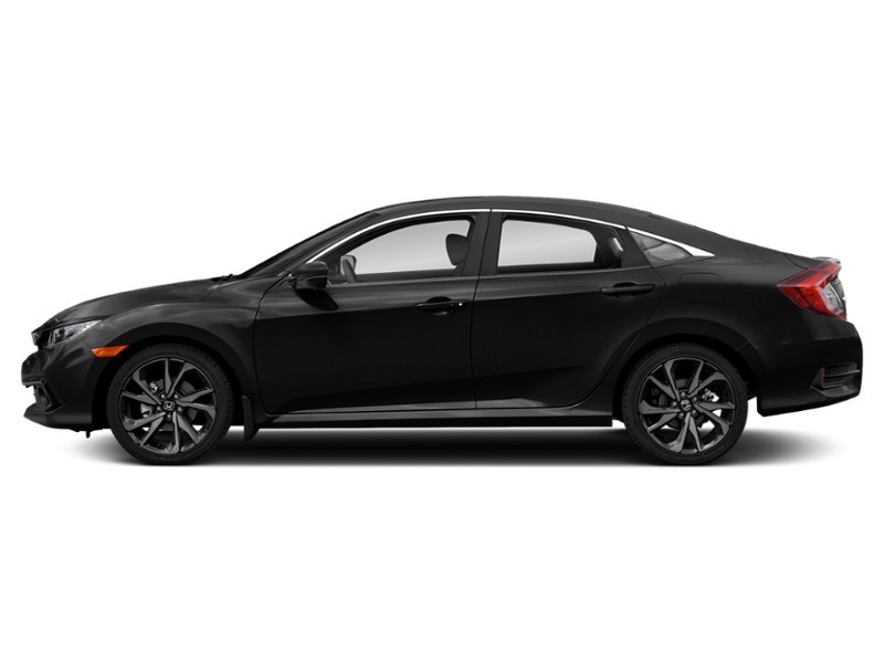 2021 Honda Civic Sedan Sport CVT Crystal Black Pearl  Shot 3