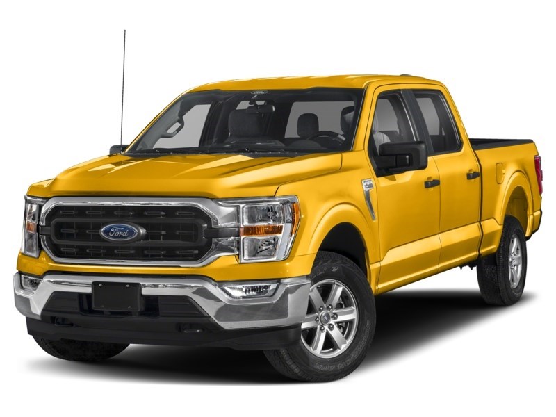 2023 Ford F-150 XLT 4WD SuperCrew 5.5' Box Yellow  Shot 7