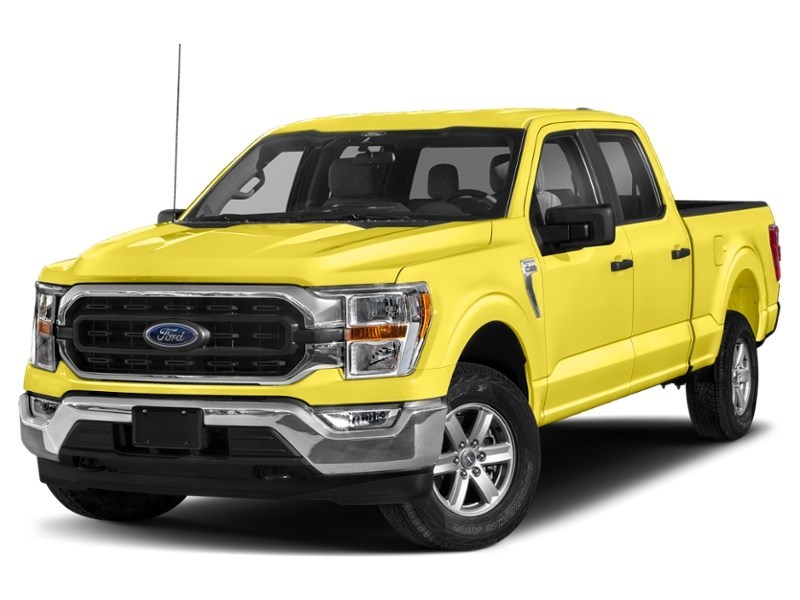 2023 Ford F-150 XLT 4WD SuperCrew 5.5' Box Yellow  Shot 7