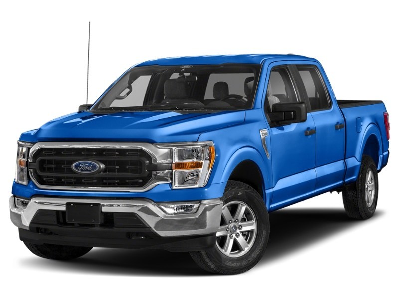 2021 Ford F-150 XLT 4WD SuperCrew 5.5' Box Velocity Blue Metallic  Shot 4