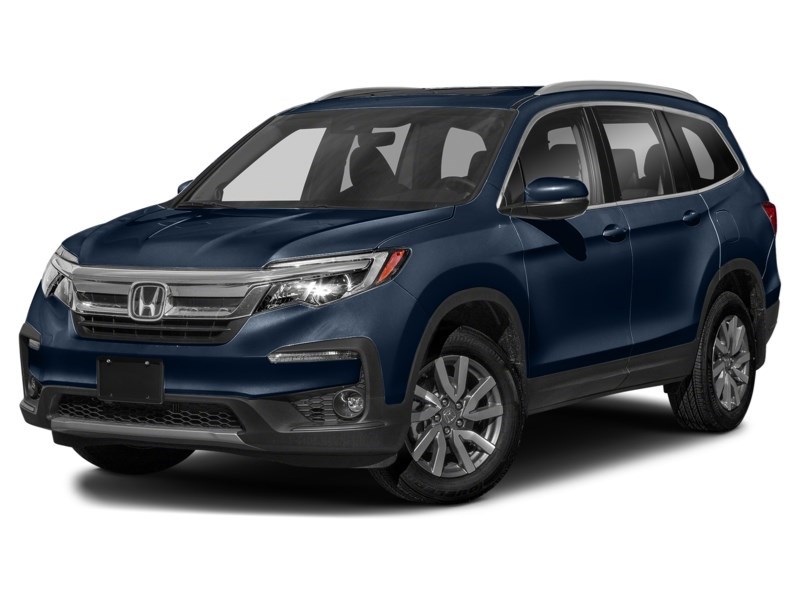 2021 Honda Pilot EX-L Navi AWD Obsidian Blue Pearl  Shot 7