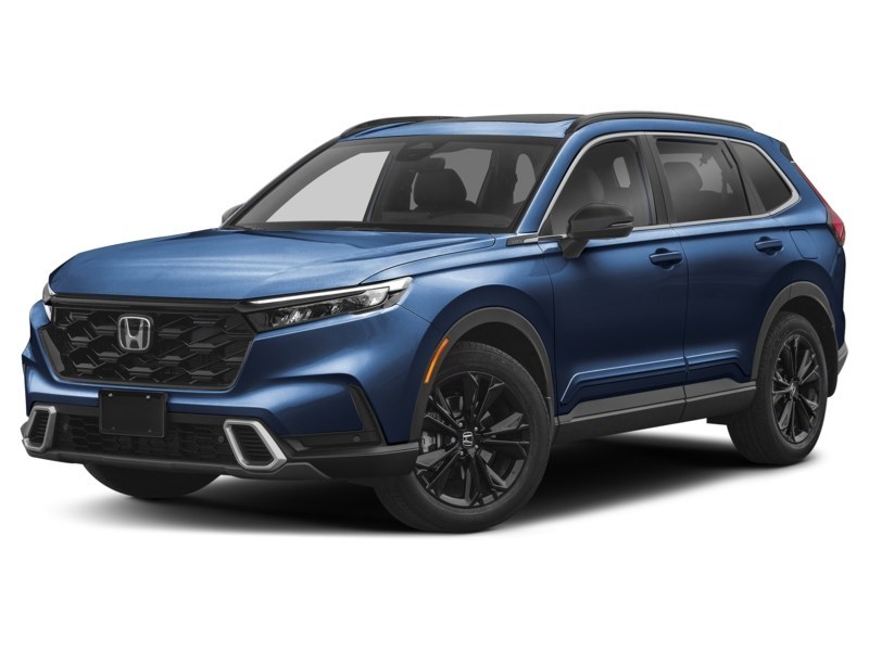 2025 Honda CR-V Hybrid Touring AWD Canyon River Blue Metallic  Shot 4