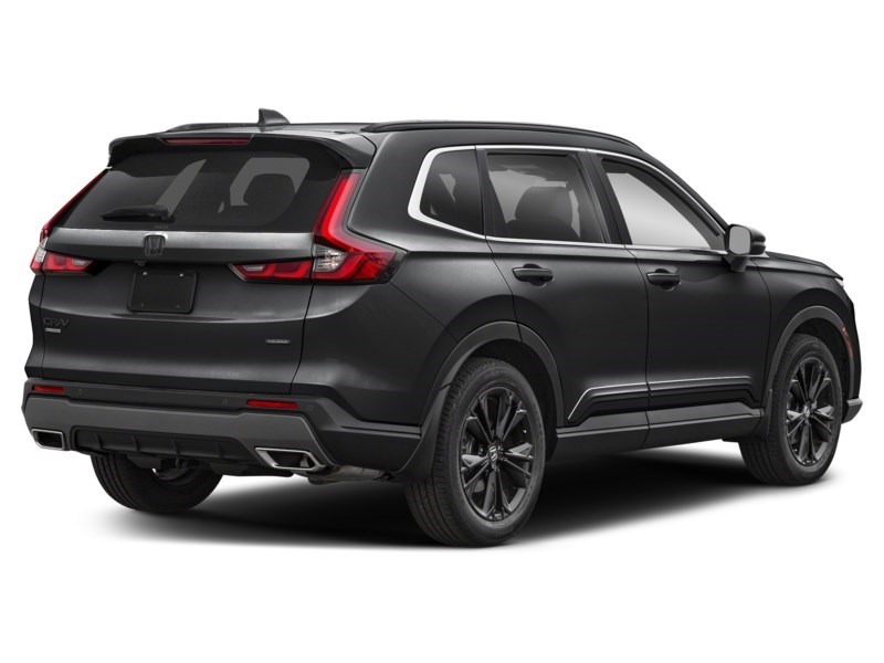 2025 Honda CR-V Hybrid Touring AWD Crystal Black Pearl  Shot 2