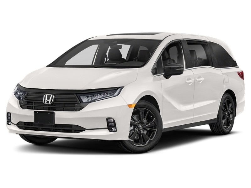2024 Honda Odyssey Black Edition Auto Platinum White Pearl  Shot 11