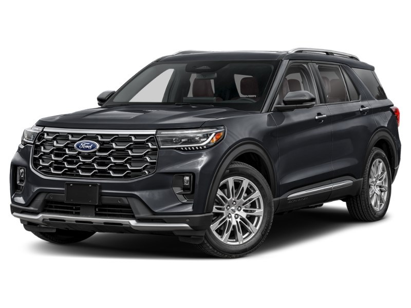 2026 Ford Explorer Platinum 4WD Agate Black Metallic  Shot 1