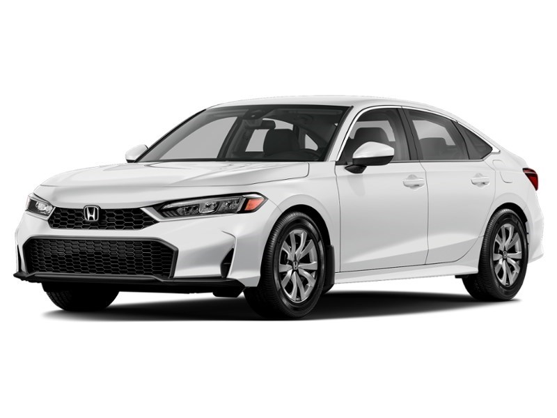 2025 Honda Civic Sedan LX CVT Platinum White Pearl  Shot 1