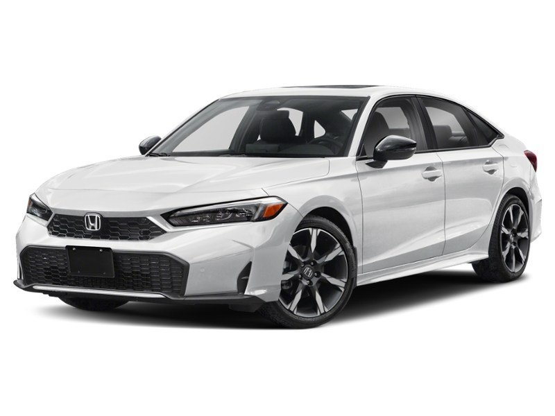 2025 Honda Civic Sedan Hybrid Sport Touring eCVT Platinum White Pearl  Shot 13