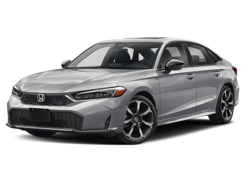2025 Honda Civic Sedan Hybrid Sport Touring eCVT Solar Reflection Silver Metallic  Shot 1