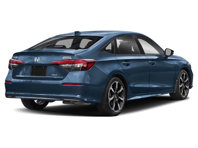 2025 Honda Civic Sedan Hybrid Sport Touring eCVT Blue Lagoon Pearl  Shot 2