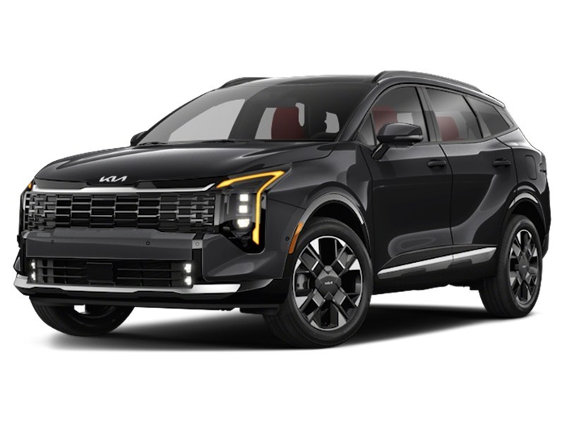 2026 Kia Sportage EX Premium w/Red Interior Fusion Black  Shot 2