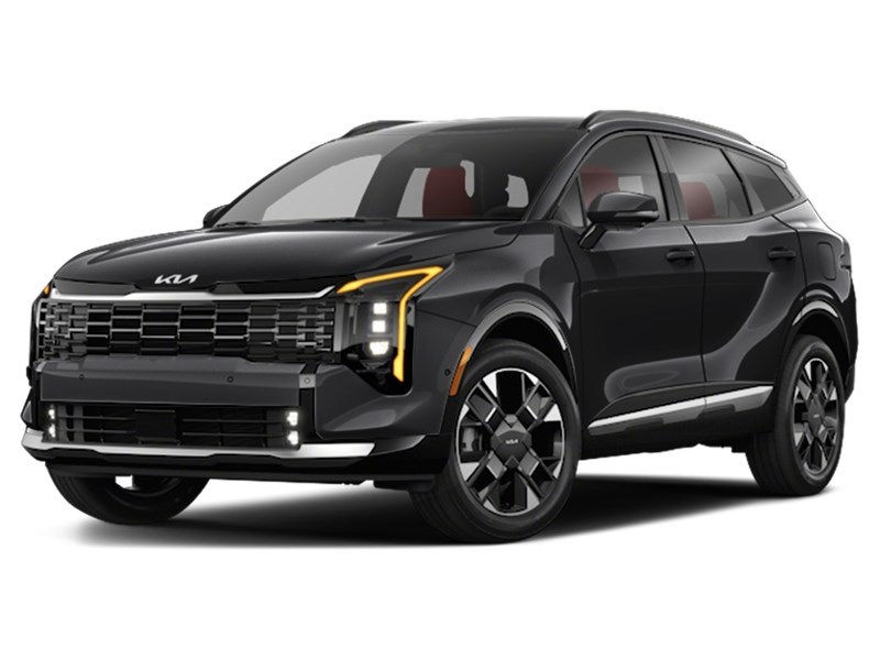 2026 Kia Sportage EX Premium w/Red Interior Fusion Black  Shot 1