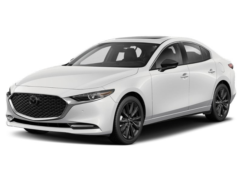 2026 Mazda Mazda3 GT w/Turbo i-ACTIV AWD Snowflake White Pearl  Shot 3