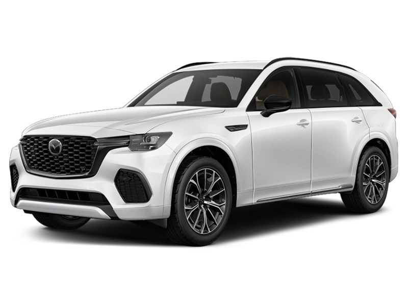 2026 Mazda CX-70 PHEV Signature AWD Rhodium White Metallic  Shot 3