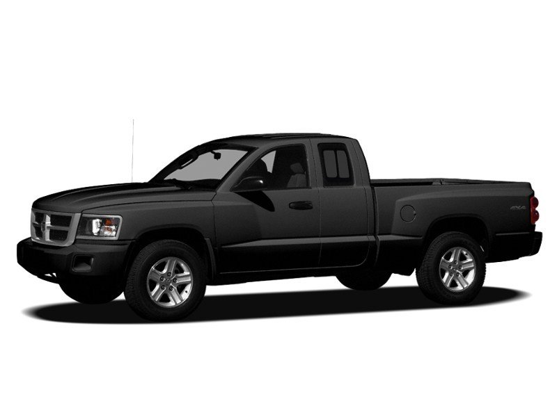 2008 Dodge Dakota 2WD Ext Cab SXT Brilliant Black Crystal Pearlcoat  Shot 7