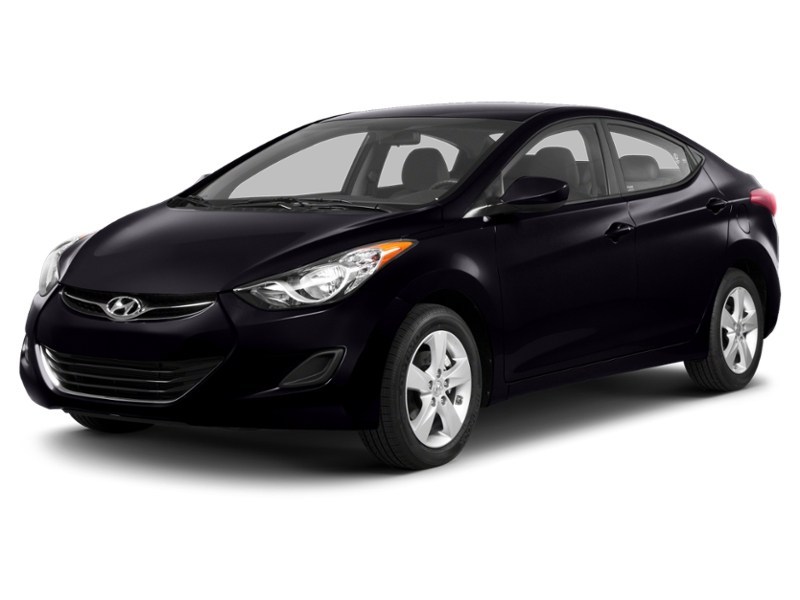 2013 Hyundai Elantra 4dr Sdn Man GL Midnight Black Mica  Shot 17
