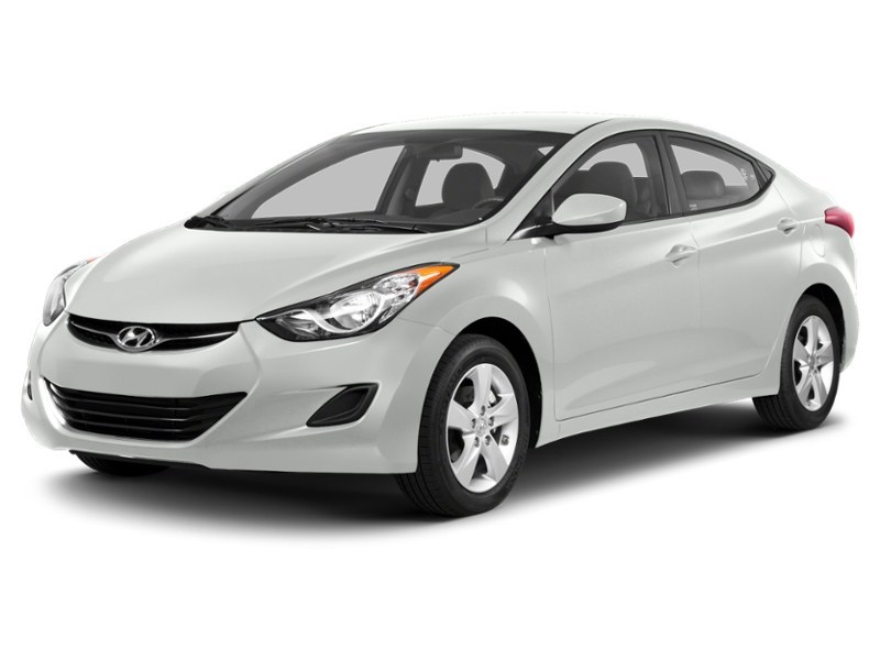 2013 Hyundai Elantra 4dr Sdn Man GL Shimmering White Mica  Shot 26
