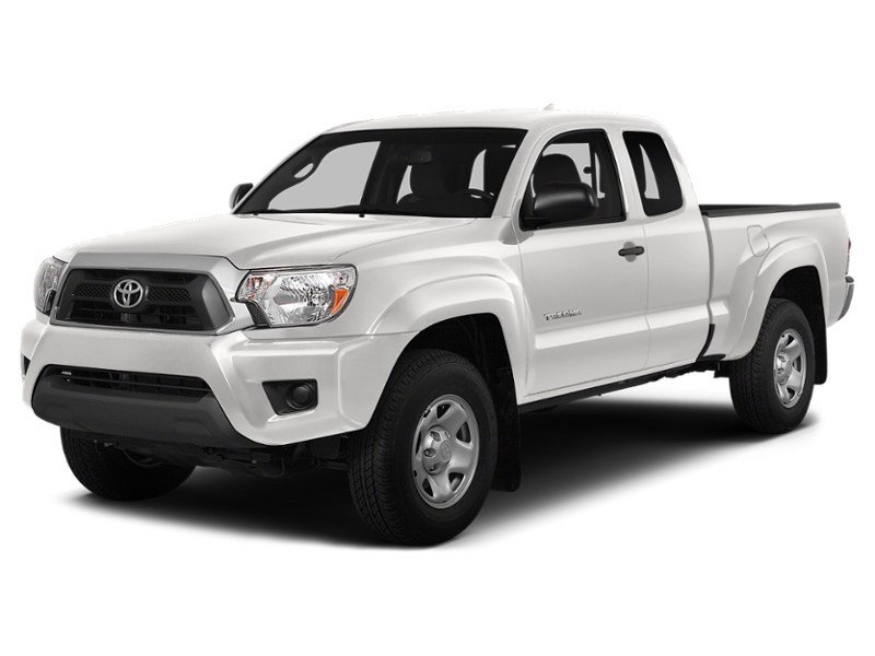 2015 Toyota Tacoma 4WD Access Cab I4 Man Alpine White  Shot 26