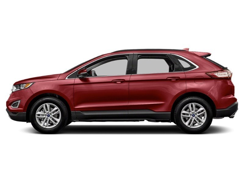 2018 Ford Edge Titanium AWD Ruby Red Metallic Tinted Clearcoat  Shot 3