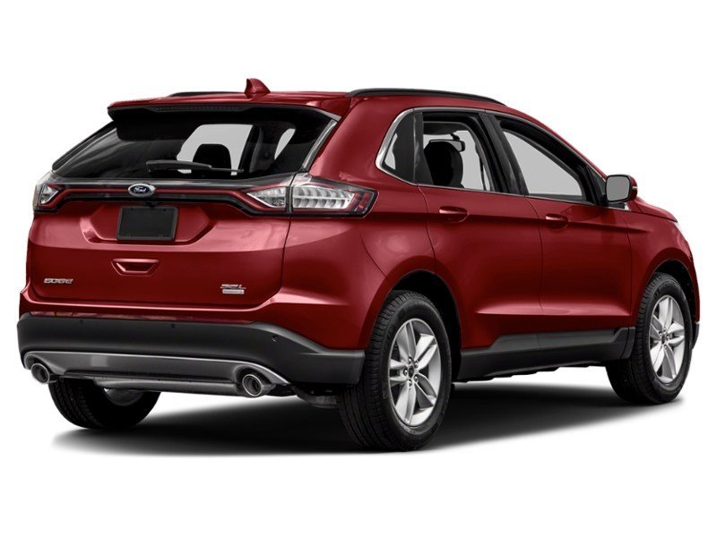 2018 Ford Edge Titanium AWD Ruby Red Metallic Tinted Clearcoat  Shot 2