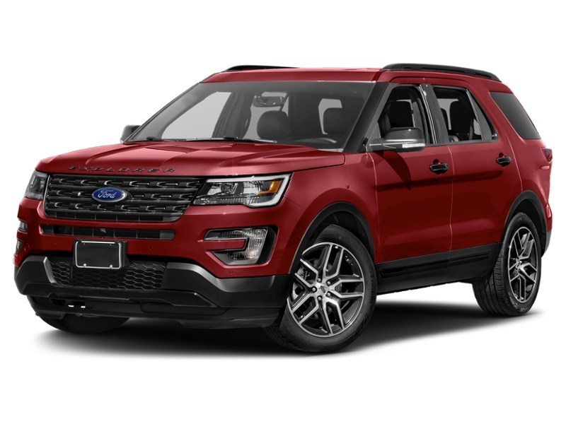 2016 Ford Explorer 4WD 4dr Sport Ruby Red Metallic Tinted Clearcoat  Shot 4