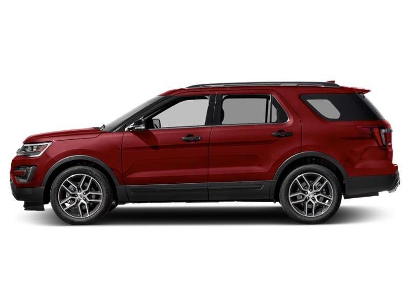 2016 Ford Explorer 4WD 4dr Sport Ruby Red Metallic Tinted Clearcoat  Shot 3