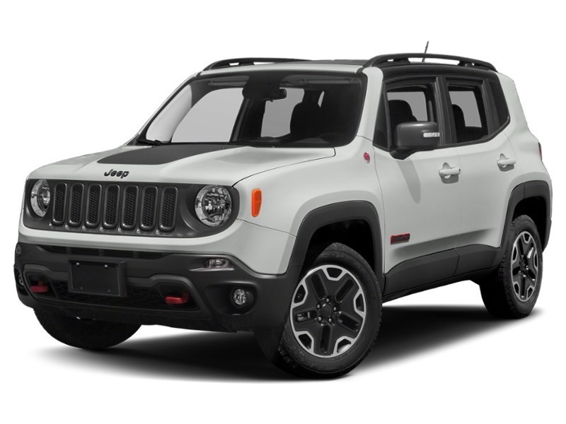 2016 Jeep Renegade 4WD 4dr Trailhawk Alpine White  Shot 4