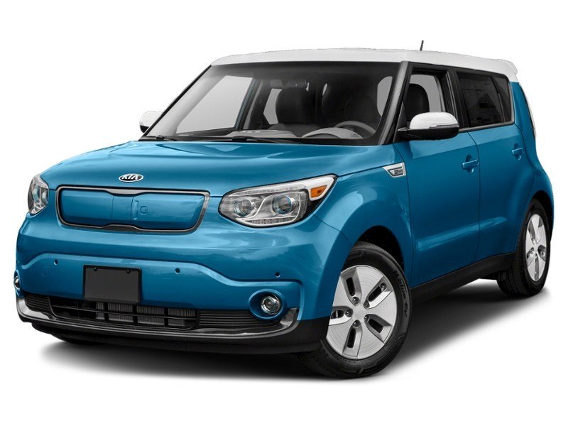 2017 Kia Soul EV 5dr Wgn Electronic Blue/Polar White Two-Tone  Shot 1