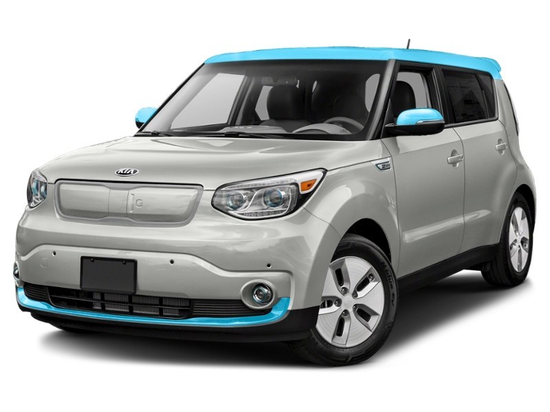 2017 Kia Soul EV 5dr Wgn Pearl White/Sky Blue Two-Tone  Shot 10
