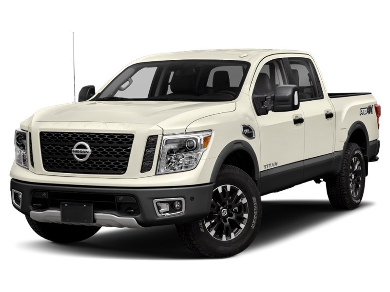 2018 Nissan Titan 4x4 Crew Cab PRO-4X Pearl White  Shot 1