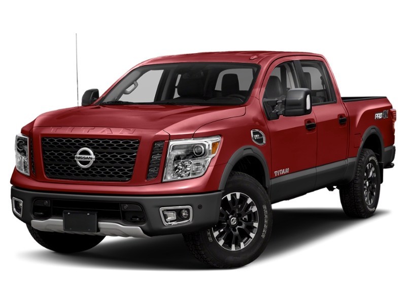 2018 Nissan Titan 4x4 Crew Cab PRO-4X Cayenne Red Metallic  Shot 22