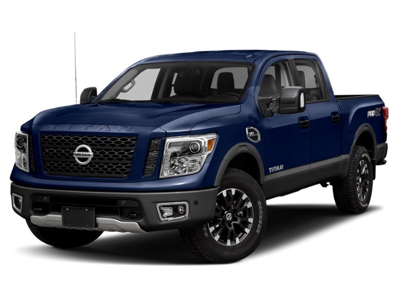 2018 Nissan Titan 4x4 Crew Cab PRO-4X Deep Blue Pearl  Shot 25