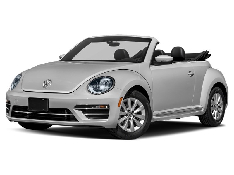 2018 Volkswagen Beetle Trendline Auto White Silver Metallic w/Black Roof  Shot 46