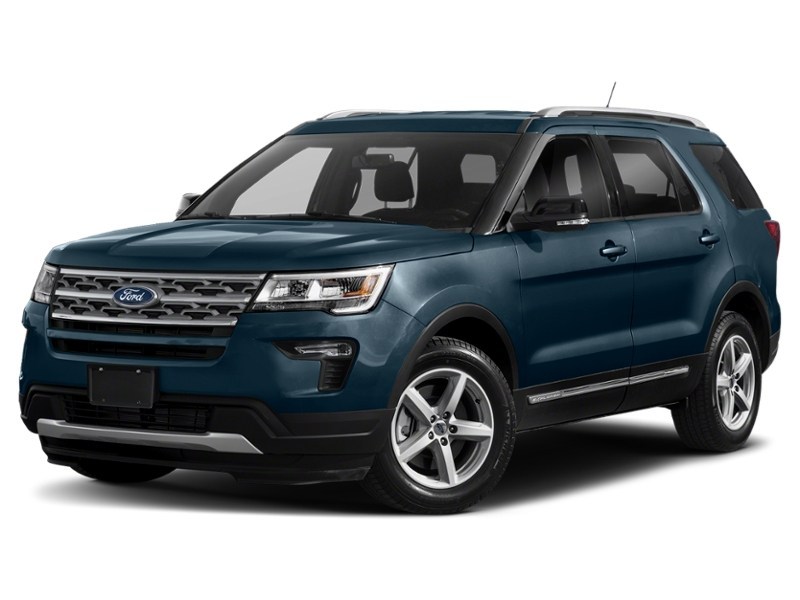 2018 Ford Explorer XLT 4WD Blue Metallic  Shot 1