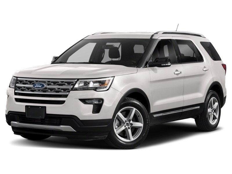 2018 Ford Explorer XLT 4WD White Platinum Metallic Tri-Coat  Shot 40