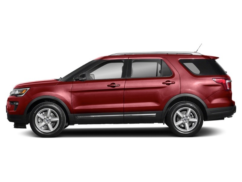 2018 Ford Explorer XLT 4WD Ruby Red Metallic Tinted Clearcoat  Shot 59